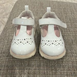 Stride Rite White Patent Leather toddler dress shoes